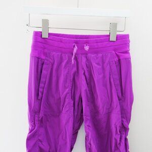 Ivivva Lululemon Live to Move Crop Pants Grape Purple Size 14
